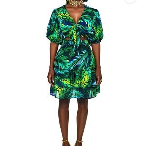 BFYNE tropical skirt resort wear size Medium NWT